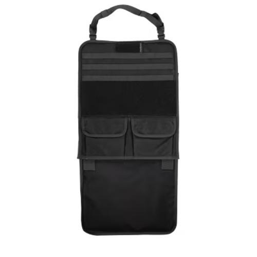 SHTF CAR SEAT ORGANIZER WITH IIIA BALLISTIC PANELS