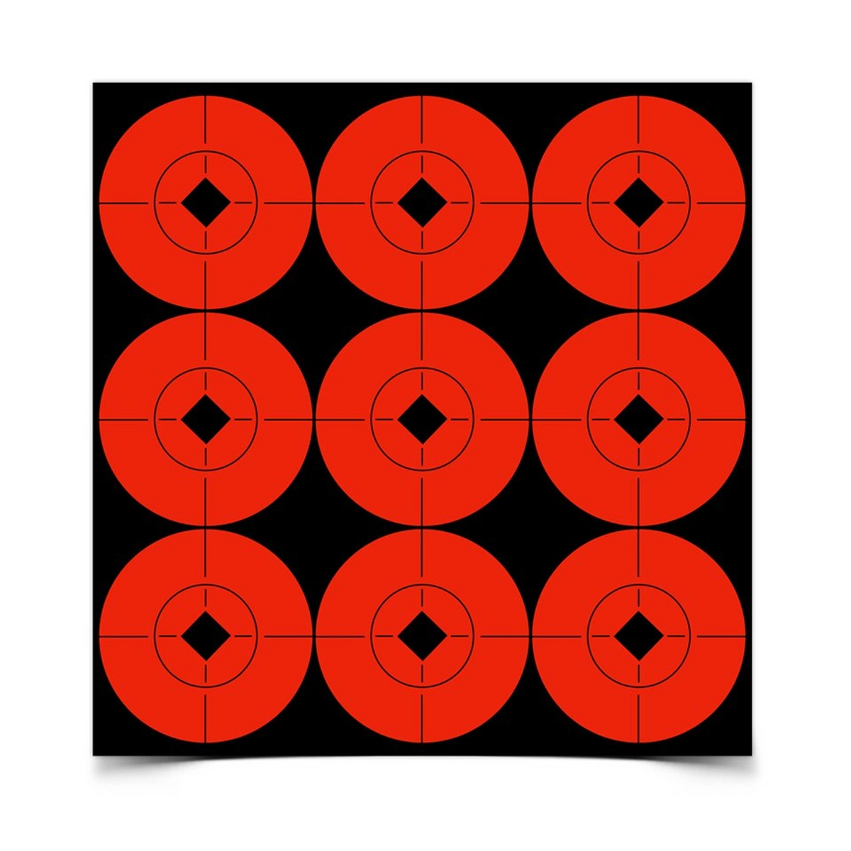 Target Spots Orange 2 Inch, 90 Targets