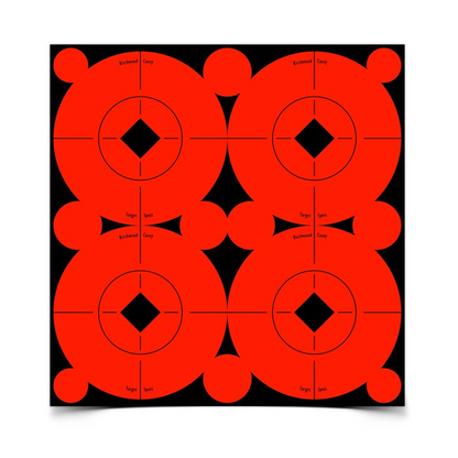 Target Spots Orange 3 Inch, 40 Targets - 100 Pasters