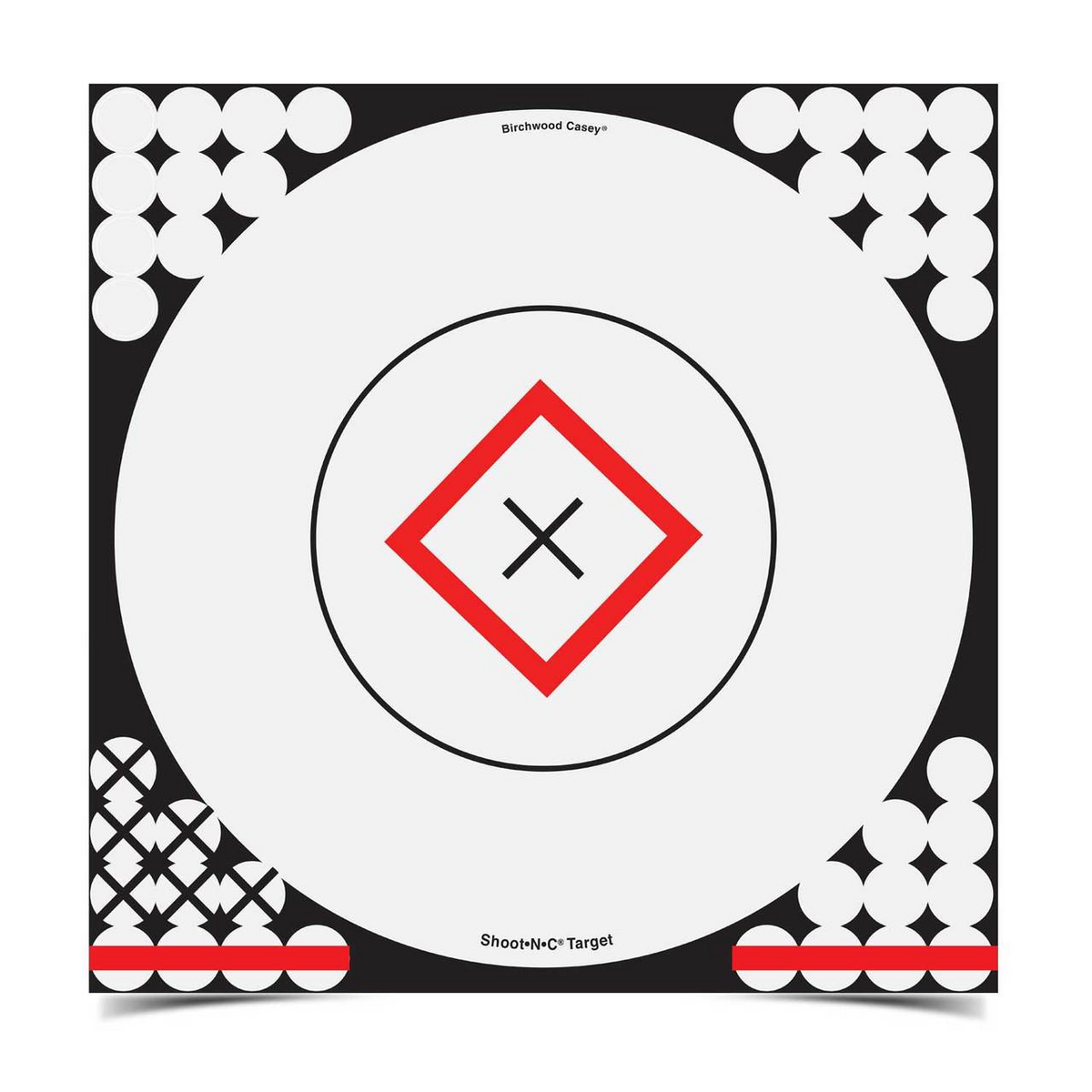 Shoot-N-C 17.25 Inch Open-Sight Target, 5 Targets - 200 Pasters