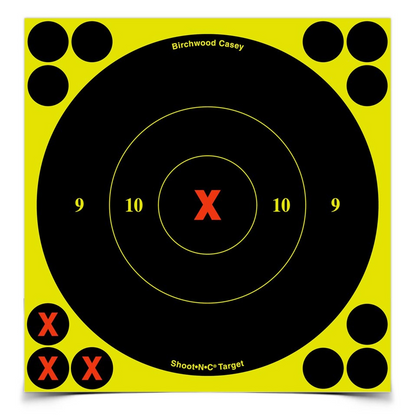Shoot-N-C 6 Inch X-Bull's-Eye, 60 Targets - 720 Pasters