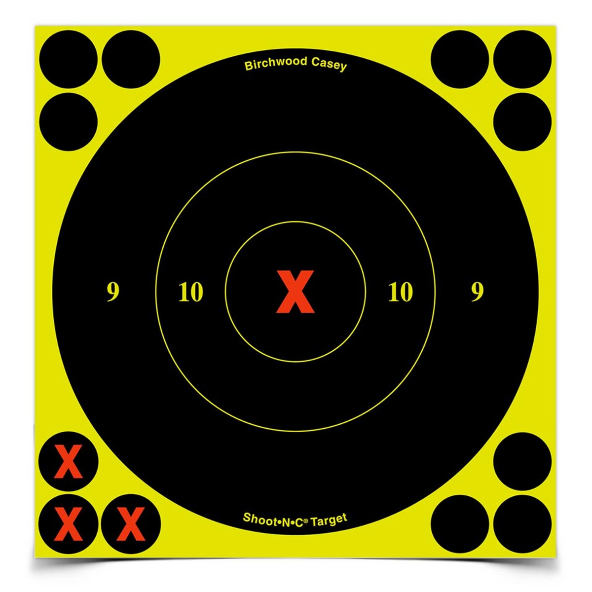 Shoot-N-C 6 Inch X-Bull's-Eye, 60 Targets - 720 Pasters