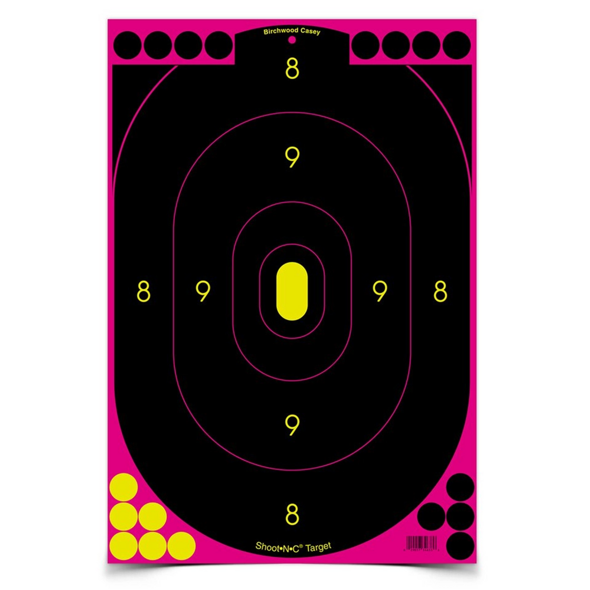 Shoot-N-C 12 x 18 Inch Pink Silhouette Target