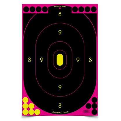 Shoot-N-C 12 x 18 Inch Pink Silhouette Target