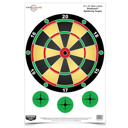 PREGAME 12 x 18 Inch Shotboard
