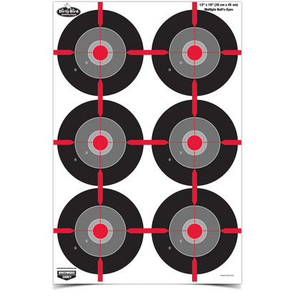 Dirty Bird 12 x 18 Multiple Bull's-Eye Target