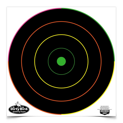Dirty Bird 12 Inch Multi-Color Bull's-Eye