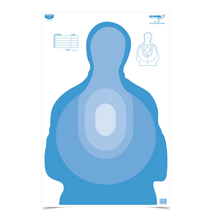 Eze-Scorer 23 x 35 BC Transitional Blue Target, 100 Targets