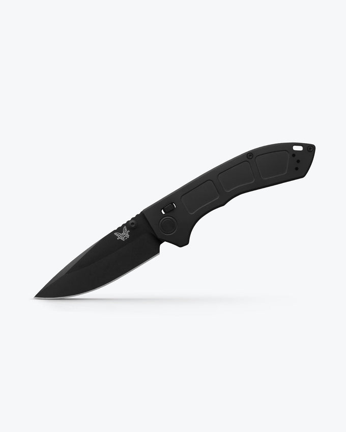 NARROWS , BLACK TITANIUM , DROP-POINT KNIFE