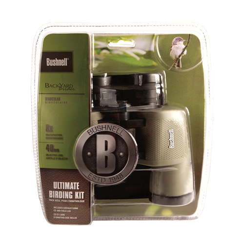 8X40 Birder Combo Tan Porro,Cd+Field Log