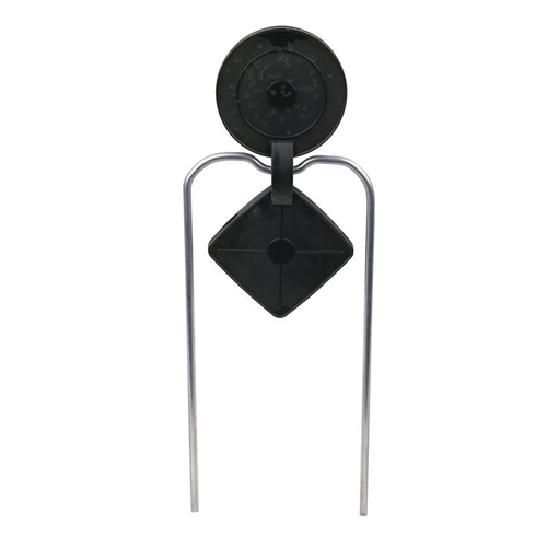 Champion Targets 40956 Duraseal Spinner Target, Double Black Diamond & Gong