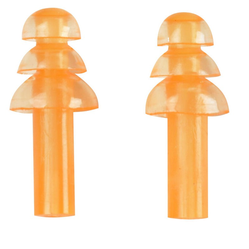 Champion Targets 40960 Silicone Gel Earplugs, 26dB Noise Reduction Rating, Orange, 4 Pairs