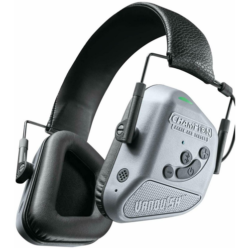 Champion Targets 40982 Vanquish Pro Elite Electronic Hearing Protection Earmuffs, Gray