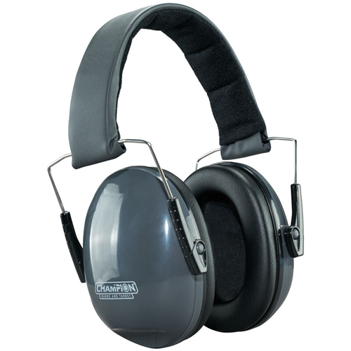 Champion Targets 40995 Small Frame Passive Earmuffs, 21dB Noise Reduction Rating, Gray