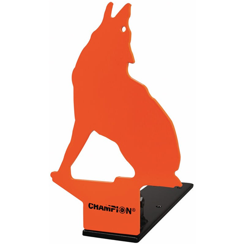 Champion Targets 44885 Metal Pop-Up .22 Auto Reset Target, Howling Coyote