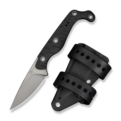 CIVIVI SOKN Fixed Blade Knife Black G10 Handle