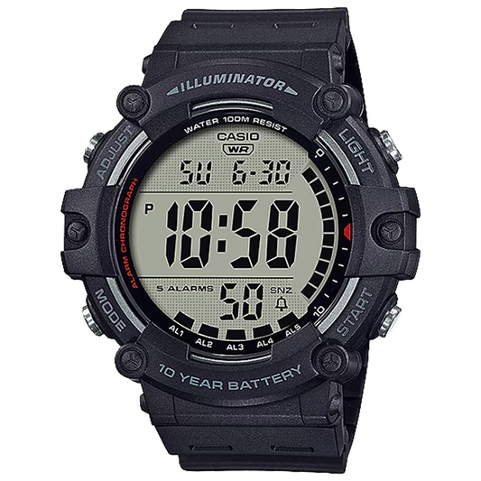 Classic Digital Watch w/ 10-Year Battery