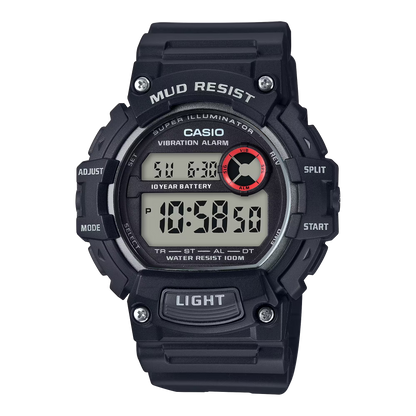 Mud-Resistant Digital Watch w/ Vibration Alarm