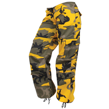 Womens Paratrooper Colored Camo Fatigues