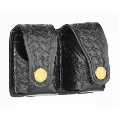 Basketweave Leather Revolver Speed Loader