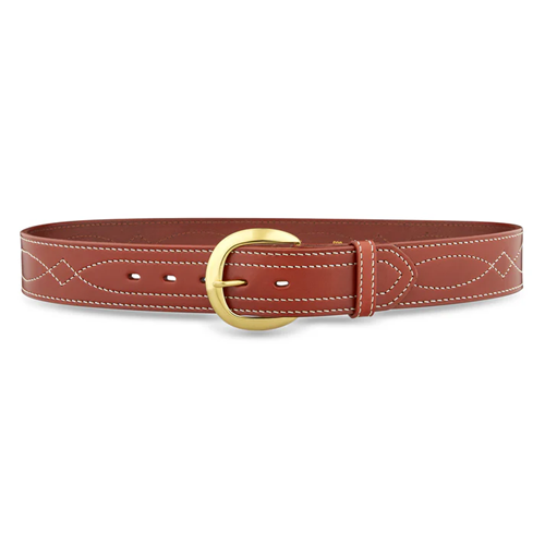 Brown Leather 1-3/4"" Holster Belt