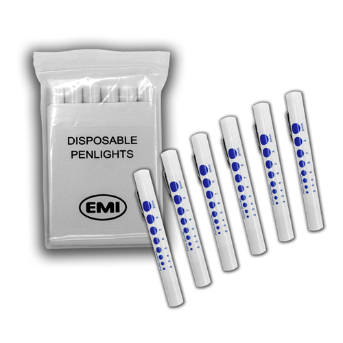 Disposable Penlight w/ Pupil Gauge (6 Pack)