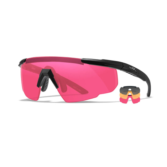 Wiley X Saber Advanced 3 Lens Array - Smoke Grey, Light Rust, Vermillion