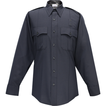 Justice Long Sleeve Shirt w/ Pleated Pockets - LAPD Navy