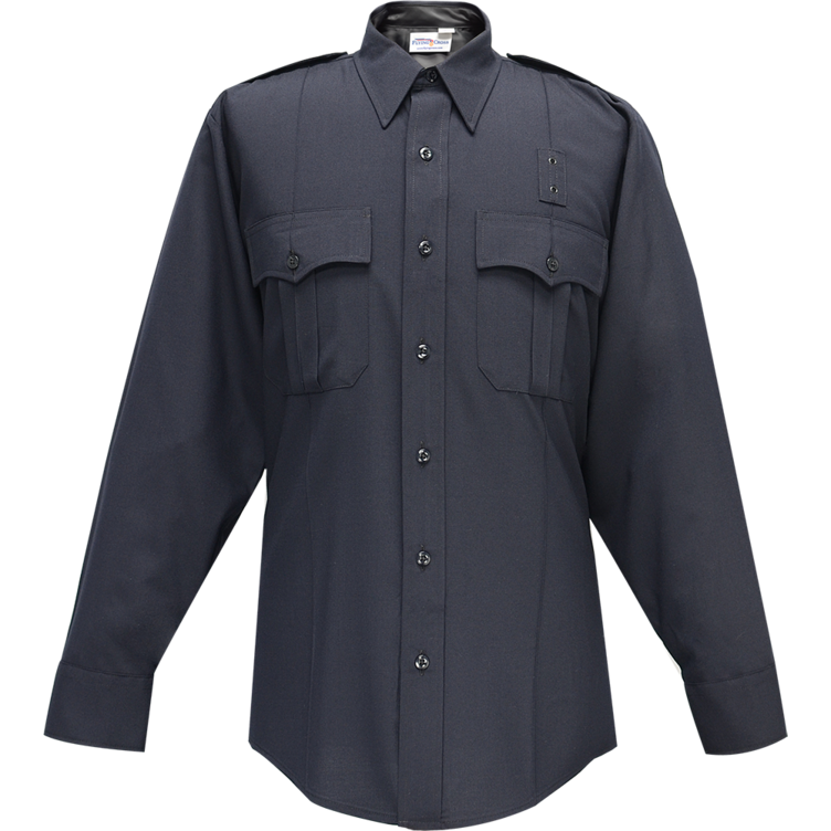 Justice Long Sleeve Shirt w/ Pleated Pockets - LAPD Navy