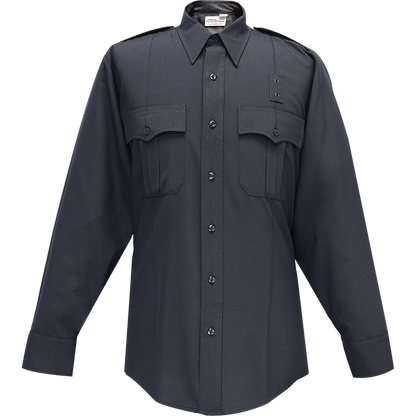 Justice Long Sleeve Shirt w/ Zipper - LAPD Navy