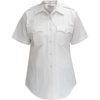 Deluxe Tropical Women's Short Sleeve Shirt w/ Convertible Sport Collar