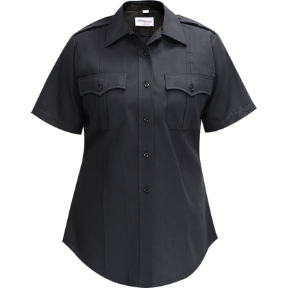 Deluxe Tropical Women's Short Sleeve Shirt w/ Traditional Collar