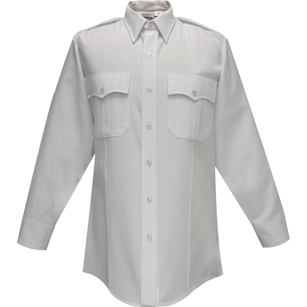 Deluxe Tropical Long Sleeve Shirt w/ Pleated Pockets