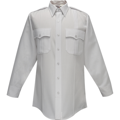 Deluxe Tropical Long Sleeve Shirt w/ Pleated Pockets
