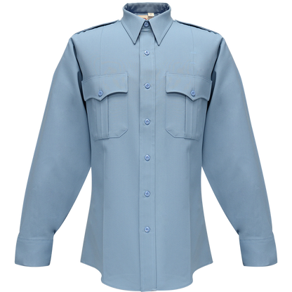 Deluxe Tropical Long Sleeve Shirt w/ Pleated Pockets