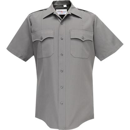 Deluxe Tropical Short Sleeve Shirt - Slate Gray