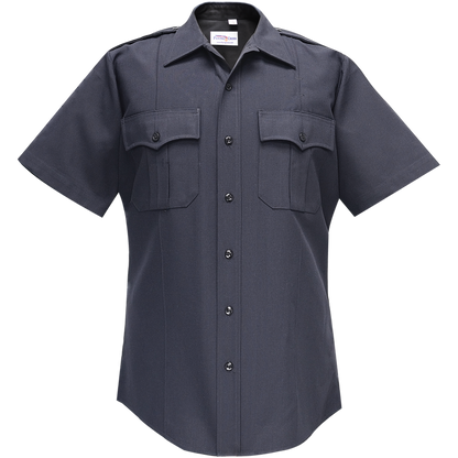 Deluxe Tropical Short Sleeve Shirt w/ Pleated Pockets