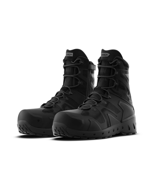 Men's 8"" AERO-TAC Safety Toe Side-Zip Boot