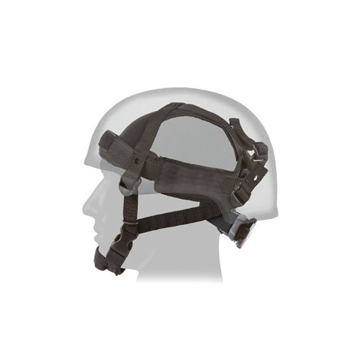 Ratchet Retention Suspension for HB2 PASGT/ACH Helmet