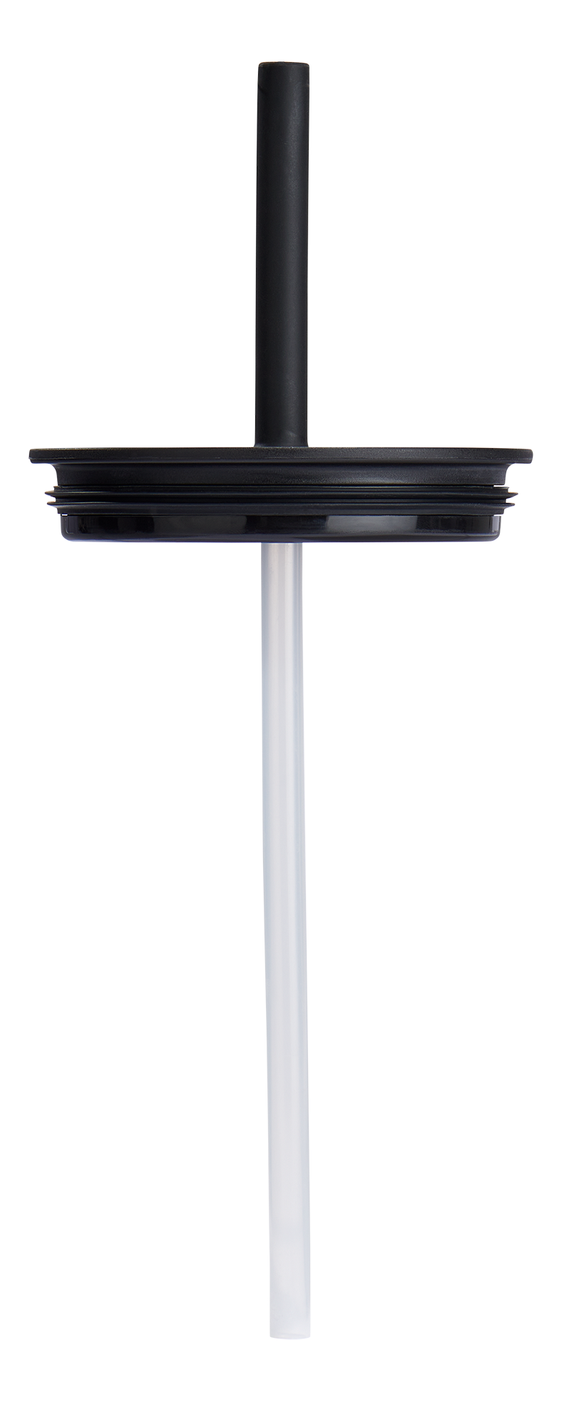 Press-In Straw Lid - Black