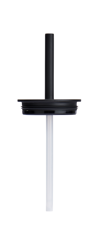 Press-In Straw Lid - Black