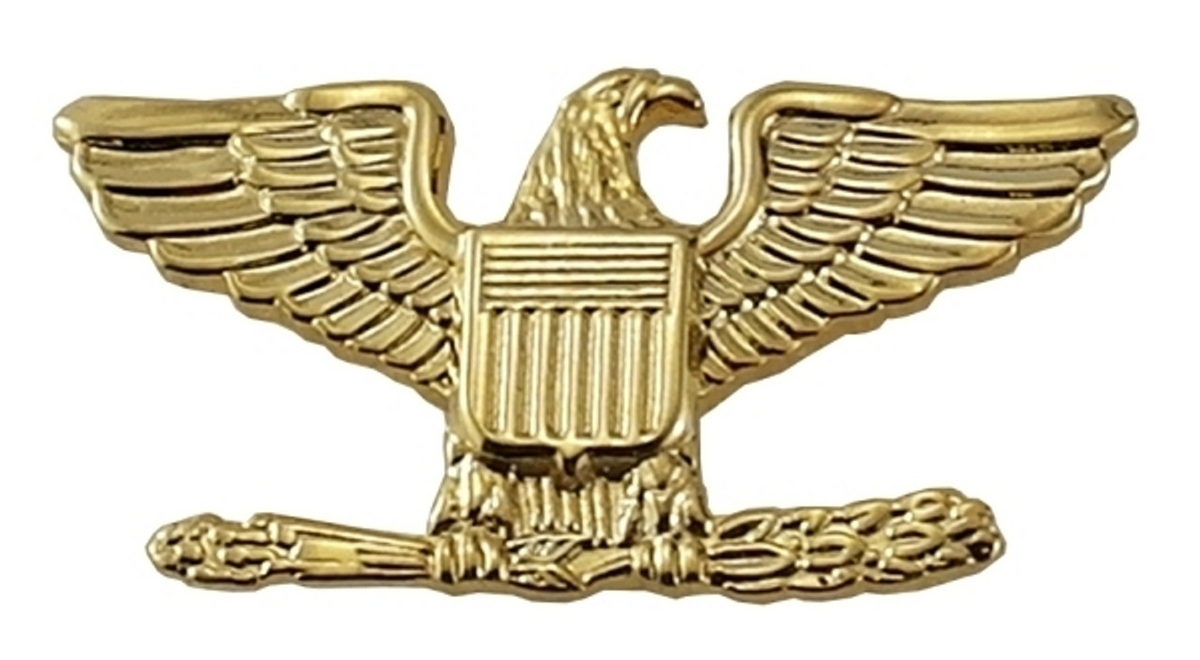 Colonel Pin w/ 2 Posts & Clutch Back - 3/4'' High - Pair