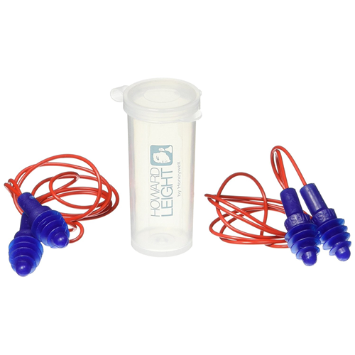 AirSoft Corded Multiple-Use Earplugs - 2 Pair With Carrying Case
