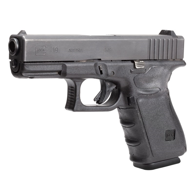 Glock 19 23 32 38 Wrap Rub BLK Gen 3