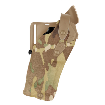 Model 6360RDS ALS/SLS Mid-Ride, Level III Retention Duty Holster for Glock 17 MOS w/ Light