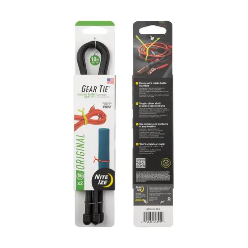 Gear Tie Reusable Rubber Twist Tie