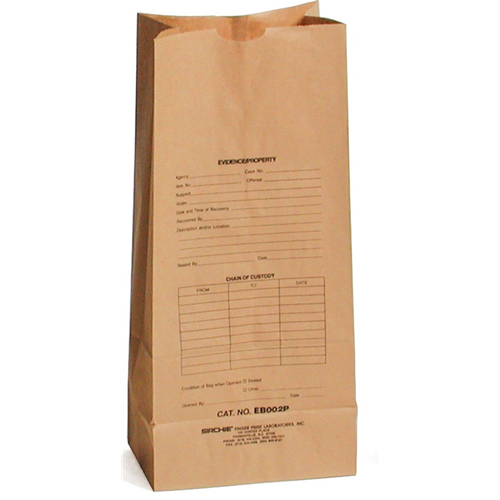 Preprinted Kraft Evidence Bags (Set of 100)