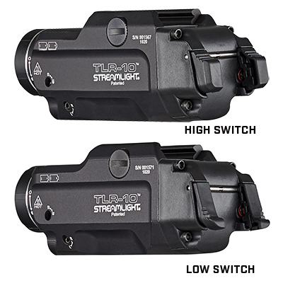 Tlr-10 Gun Light With Ambidextrous Rear Switch Options