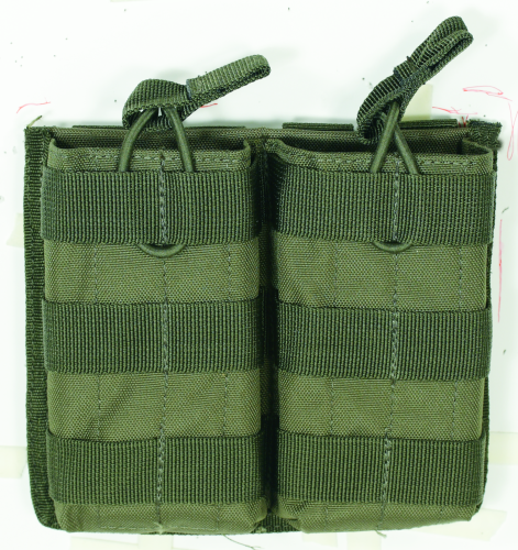 M4/m16 Open Top Mag Pouch W/ Bungee System