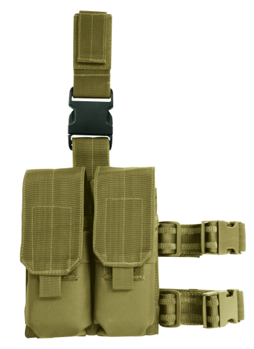 Drop Leg Platform With Attached M4/m16 Double Mag Pouch